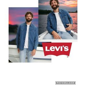 Levi's denim snap shirt